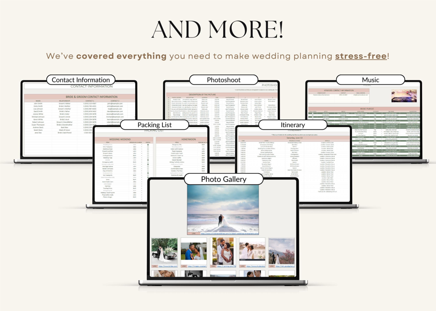 GUEST LIST, WEDDING BUDGTE, SETUP, SAVE TEH DATE, UEST LIST , WEDDING , FOOOD AND DRINKS , PHOTO GALLERY , VENUE OPTIONS , WEDDING PLANNER , SPREADSHEET , 