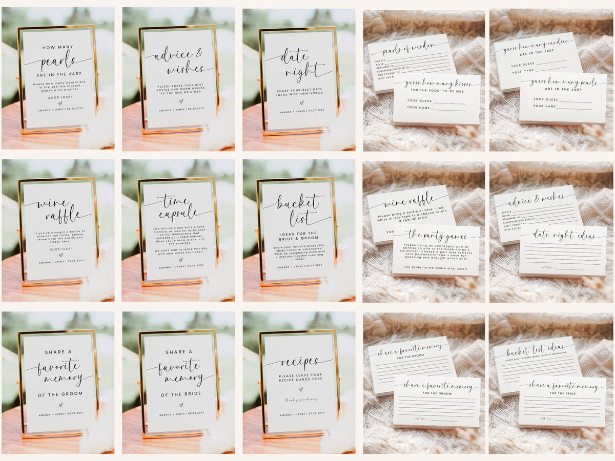 The All-in-One Wedding Planning Bundle | Planner & 100+ Wedding Signs